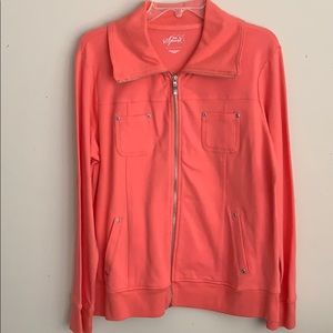 Style&Co Sport orange jacket size L